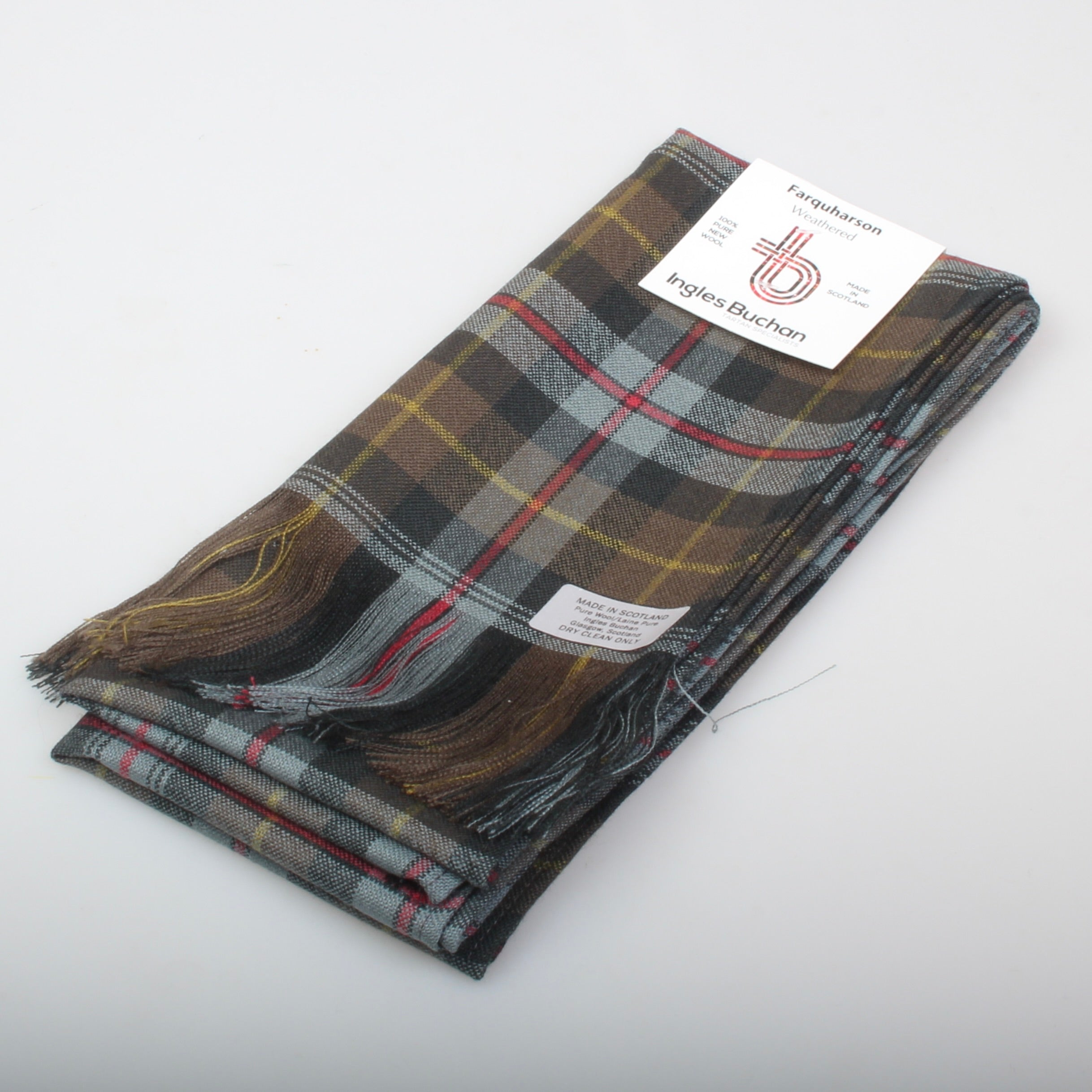 Full Length Sash in Farquharson Weathered Tartan