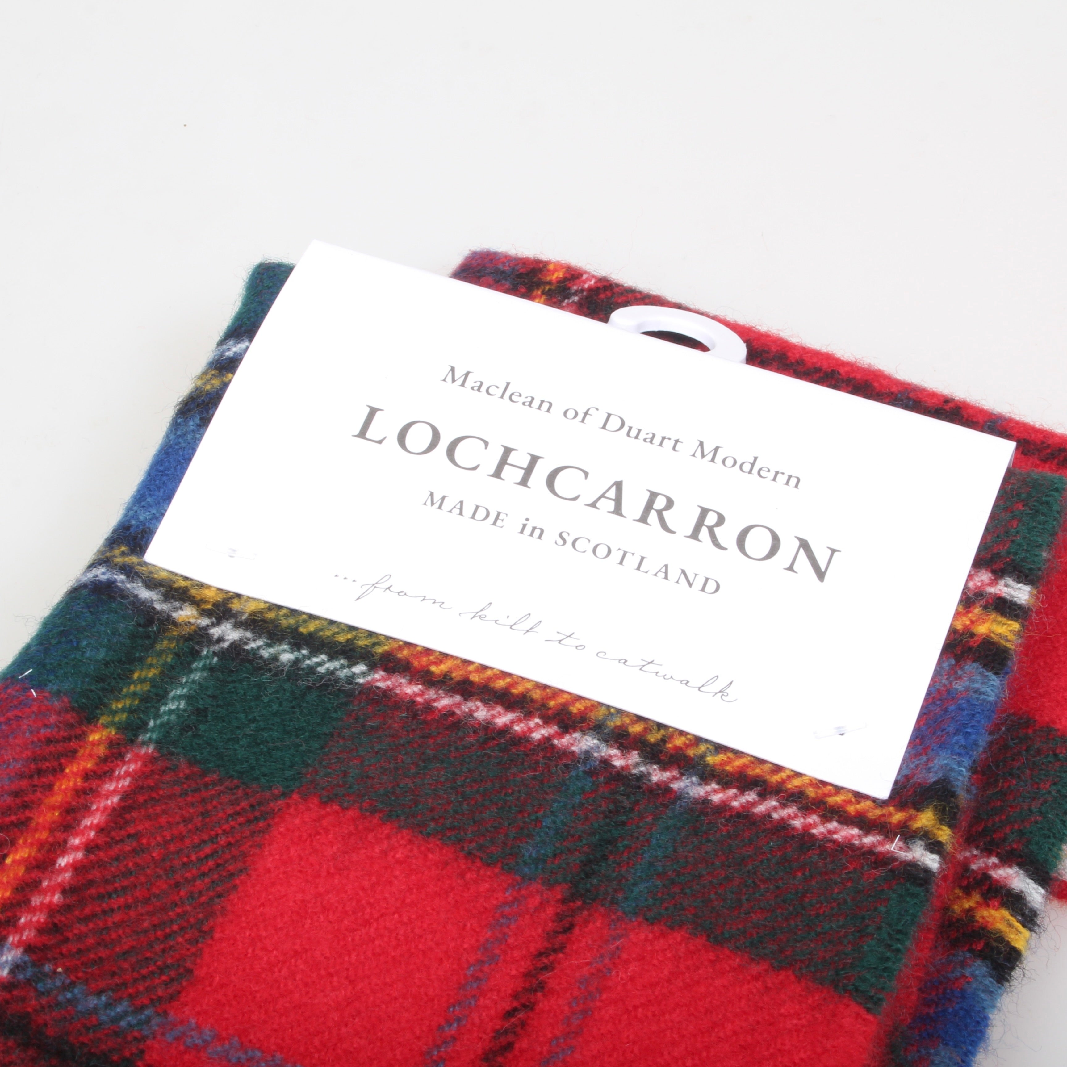Lambswool Scarf in MacLean of Duart Modern Tartan