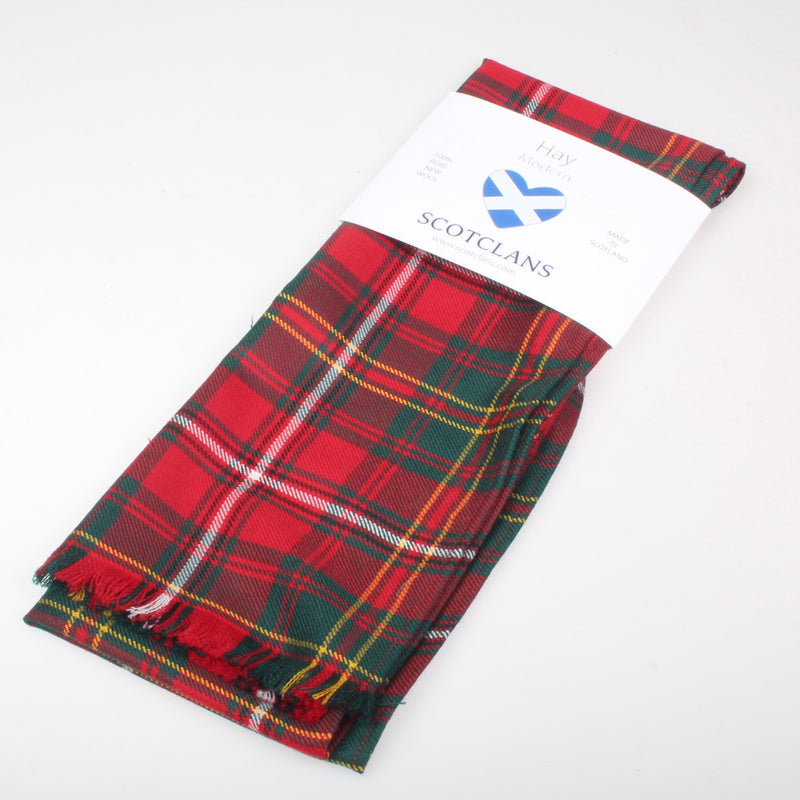 Luxury Lightweight Scarf in Hay Modern Tartan