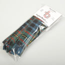 Wool Strip Ribbon in MacLellan Ancient Tartan - 5 strips showcasing various widths, ideal for weddings and decorations.