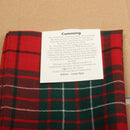 Wool Strip Ribbon in Cumming Modern Tartan - 5 Strips, Choose your Width
