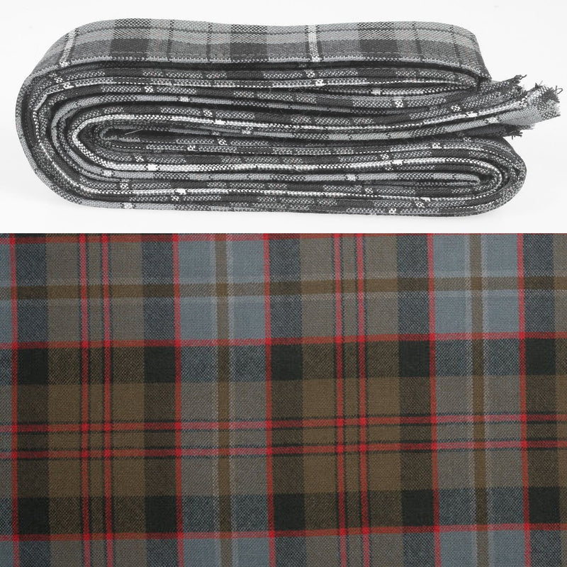 Wool Strip Ribbon in Lochaber Weathered Tartan - 5 Strips, Choose your Width