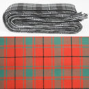 Wool Strip Ribbon in MacDonald of the Isles Red Ancient Tartan - 5 Strips, Choose your Width, perfect for wedding trimmings and versatile crafts.