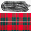 Wool Strip Ribbon in MacGregor Modern Tartan - 5 Strips, Choose your Width, ideal for weddings and versatile crafting projects
