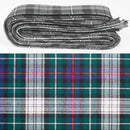Wool Strip Ribbon in MacKenzie Dress Modern Tartan, available in 5 widths. Perfect for wedding trimmings and versatile crafting projects.