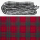 Wool Strip Ribbon in MacNab Modern Tartan - 5 strips highlighting the unique tartan pattern, perfect for weddings and decorations