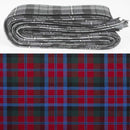 Wool Strip Ribbon in MacNaughton Modern Tartan - Ideal for Weddings and Crafts - 5 Strips Available in Various Widths