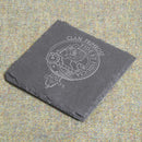 Primrose Clan Crest Slate Coaster