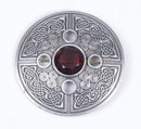 Celtic Spiral Plaid Brooch