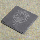 Rutherford Clan Crest Slate Coaster