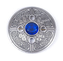 Celtic Spiral Plaid Brooch