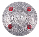 Matheson Clan Crest Pewter Plaid Brooch
