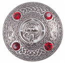 Swinton Clan Crest Pewter Plaid Brooch