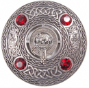 Weir Clan Crest Pewter Plaid Brooch
