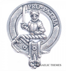 Bannerman Clan Crest Badge in Pewter showcasing its intricate design, perfect for everyday wear or clan gatherings.