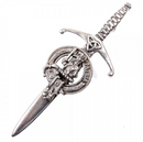 Clan Crest Pewter Kilt Pin with Bannerman Crest
