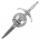 Clan Crest Pewter Kilt Pin with Carnegie Crest