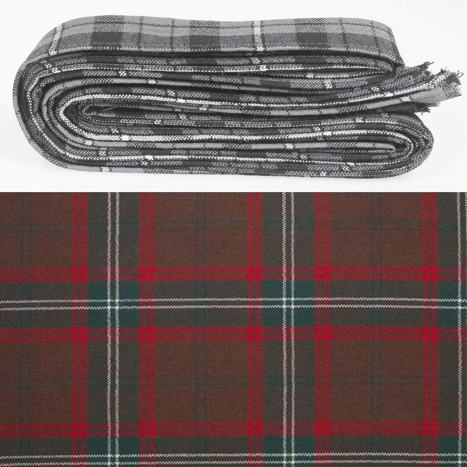 Wool Strip Ribbon in Seton Hunting Modern Tartan featuring high-quality wool and versatile design, ideal for weddings and DIY projects.