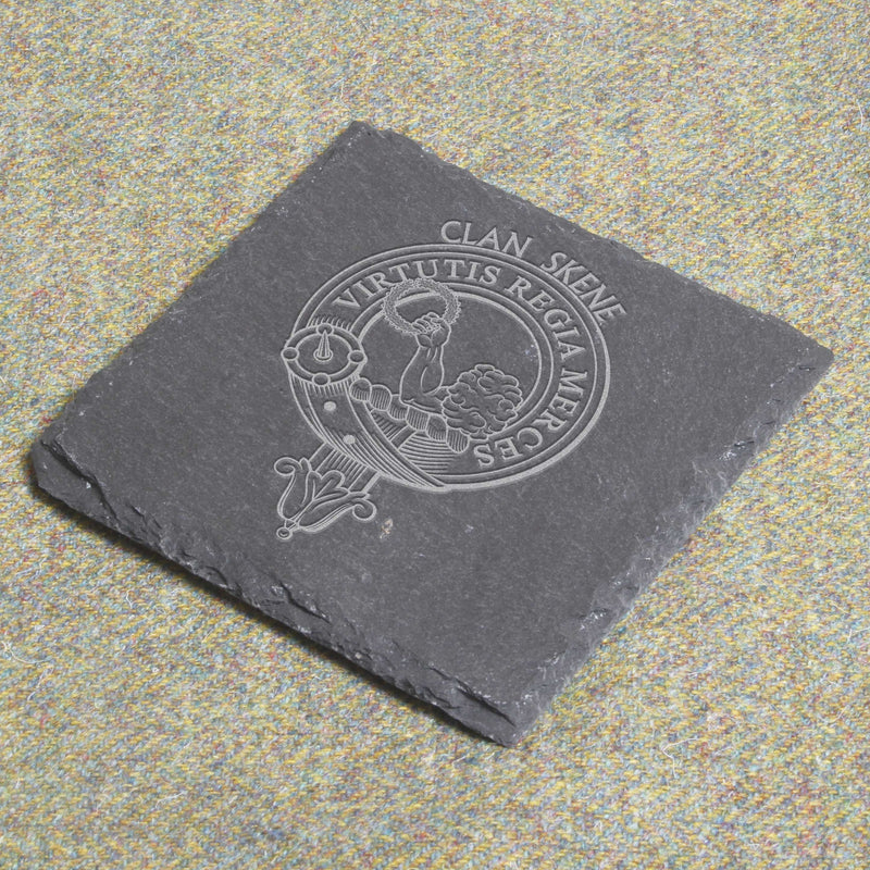 Skene Clan Crest Slate Coaster