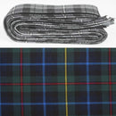 Wool Strip Ribbon in Smith Modern Tartan - 5 Strips, Choose Your Width, perfect for weddings and special occasions, showcasing unique wool tartan patterns and rustic unhemmed edges.