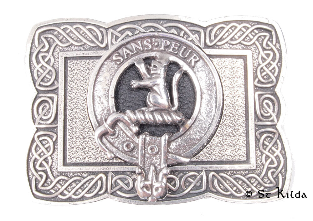Celtic Clan Crest Buckle For Kilt Belts - All Clans