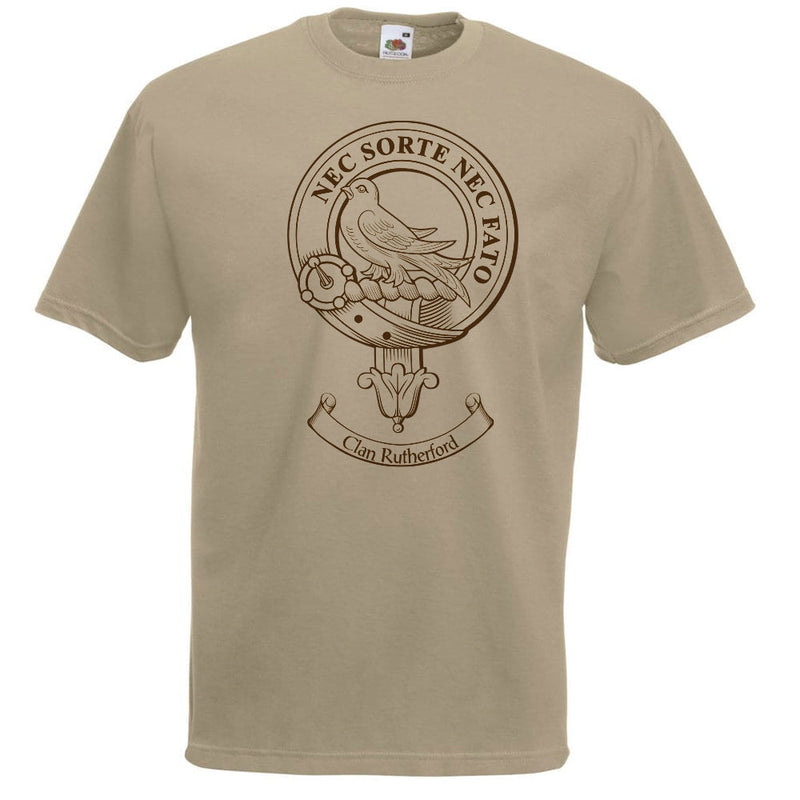 Clan Crest T Shirt Antique Outline