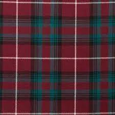 Custom Tartan Christmas Stocking with Embroidery