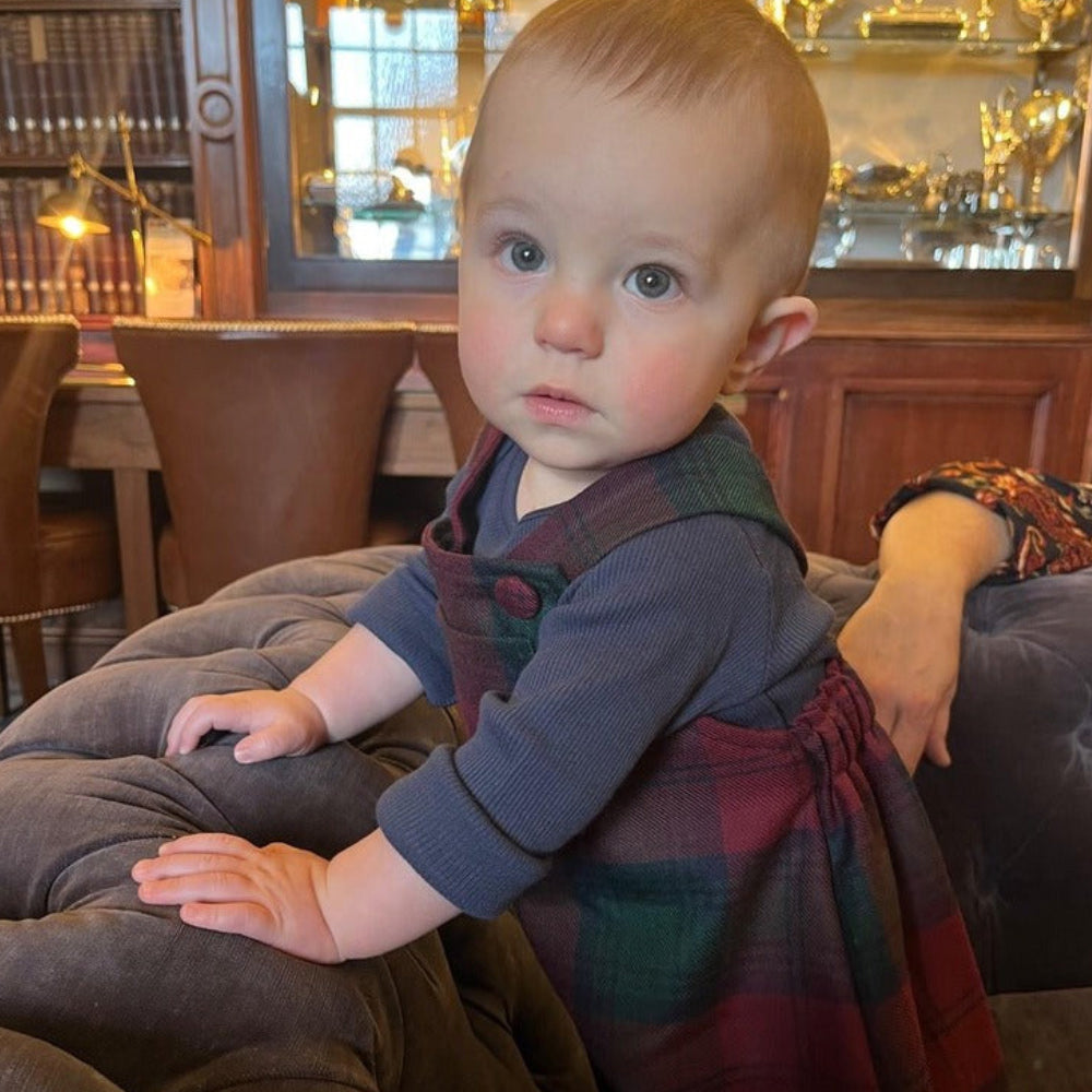Tartan Dungarees up to Age 4