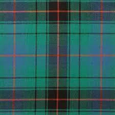 Wool Tartan Tie with Clan Crest Clip