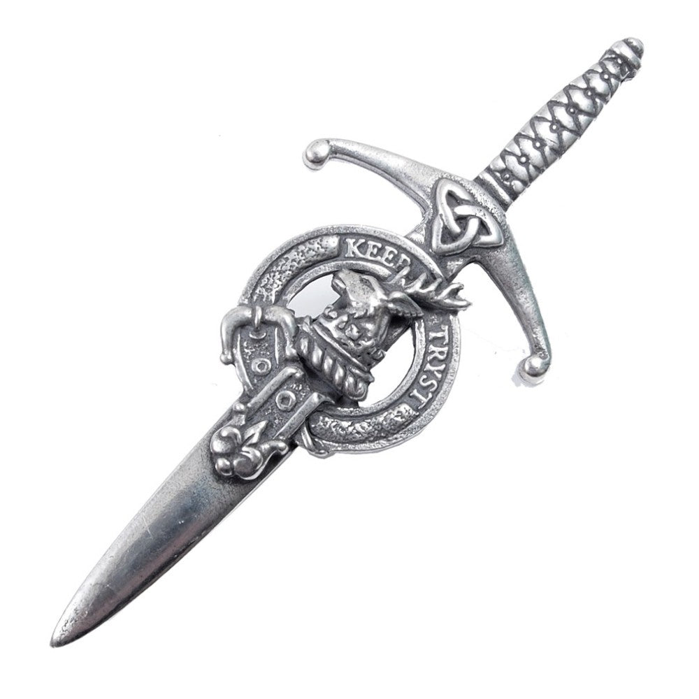 Clan Crest Pewter Kilt Pin with Sempill Crest