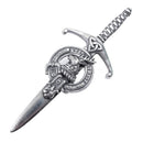 Clan Crest Pewter Kilt Pin with Sempill Crest