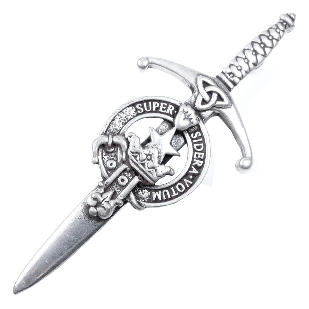Clan Crest Pewter Kilt Pin with Rattray Crest