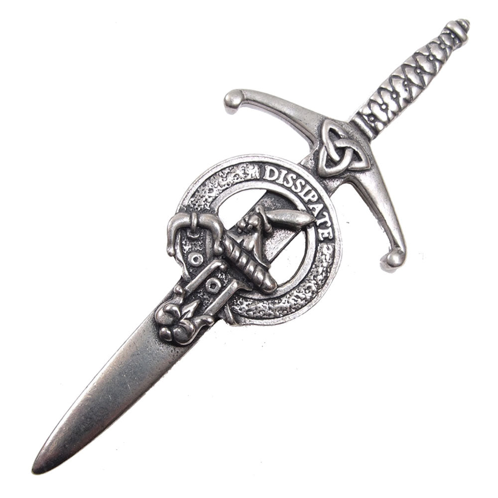 Clan Crest Pewter Kilt Pin with Scrymegour Crest