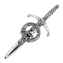 Clan Crest Pewter Kilt Pin with Wedderburn Crest