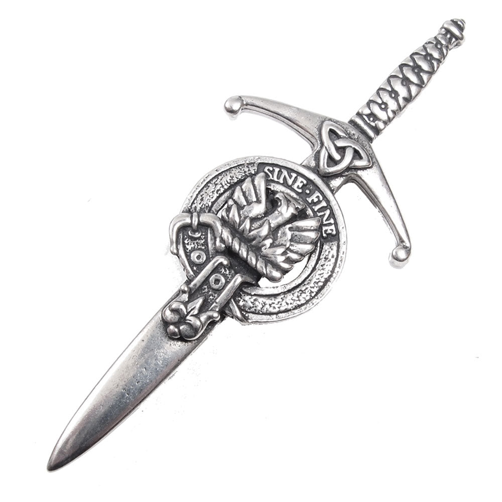 Clan Crest Pewter Kilt Pin with Makgill Crest