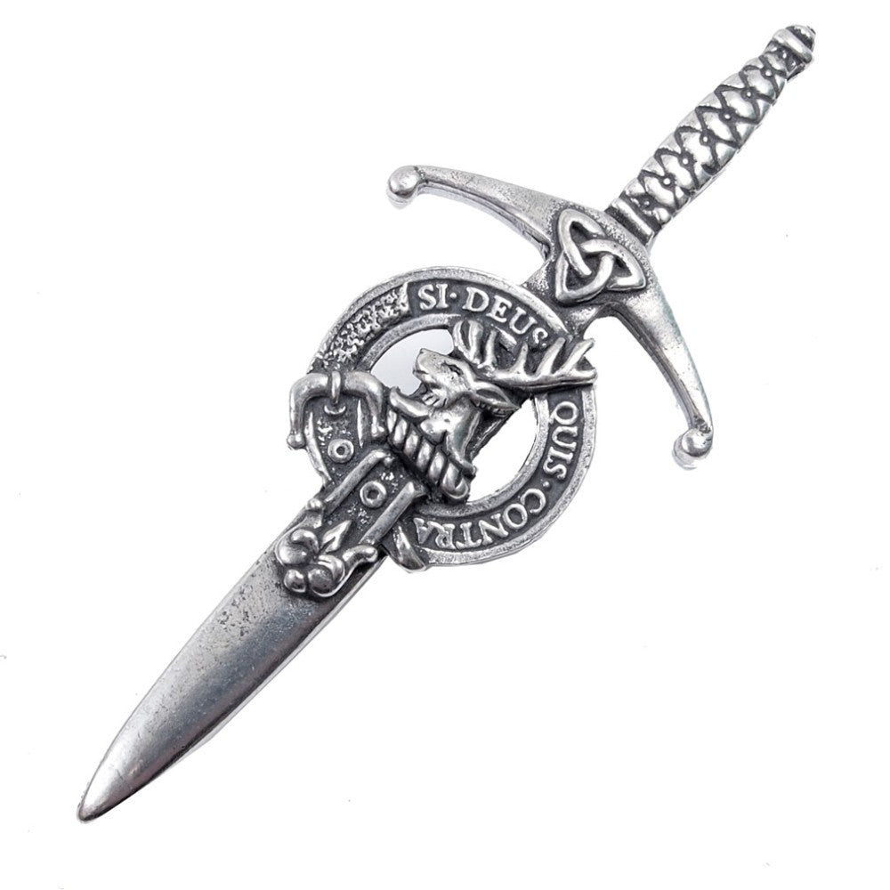 Clan Crest Pewter Kilt Pin with Spens Crest