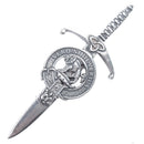 Clan Crest Pewter Kilt Pin with Weir Crest
