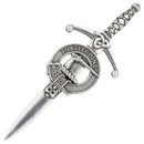 Clan Crest Pewter Kilt Pin with MacRae Crest