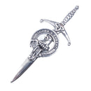 Clan Crest Pewter Kilt Pin with MacNicol Crest