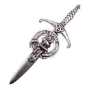 Clan Crest Pewter Kilt Pin with Swinton Crest