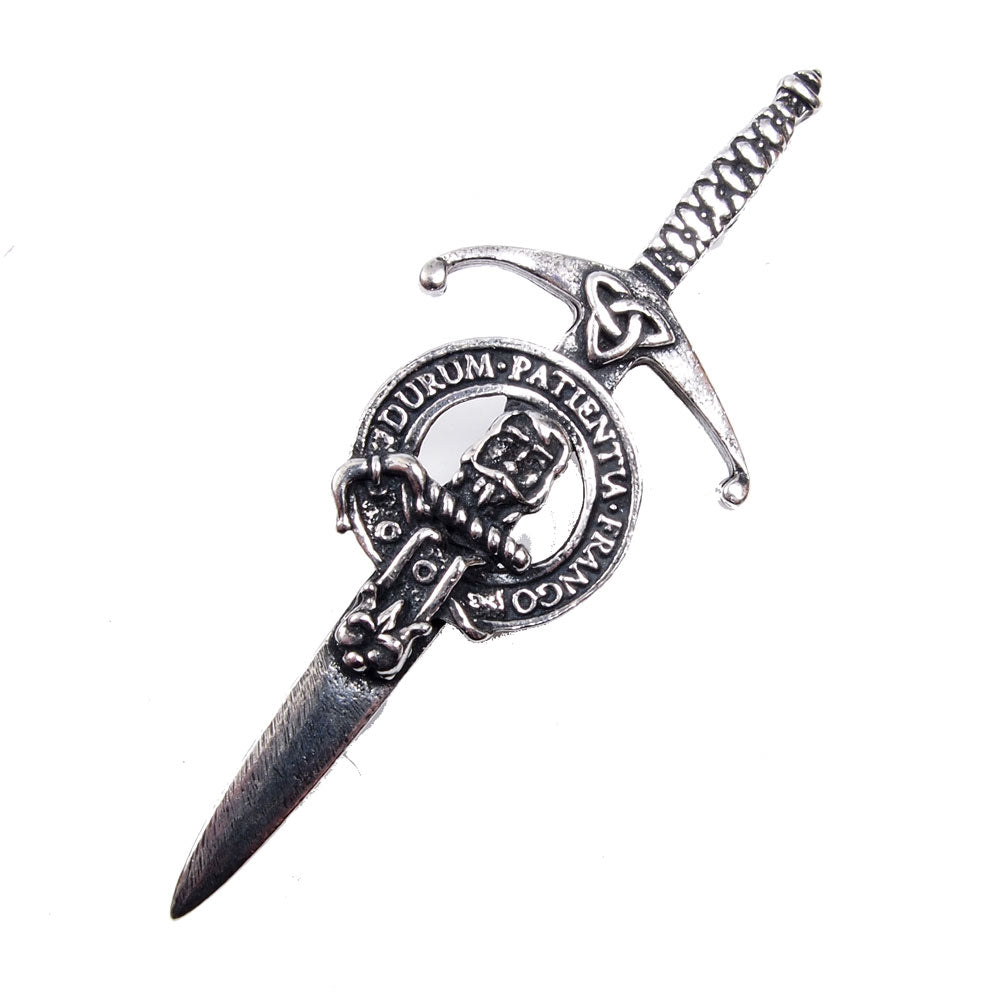 Clan Crest Pewter Kilt Pin with Muir Crest