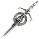 Clan Crest Pewter Kilt Pin with MacKenzie Crest