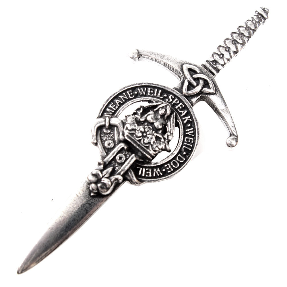 Clan Crest Pewter Kilt Pin with Urquhart Crest