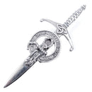 Clan Crest Pewter Kilt Pin with MacTaggart Crest