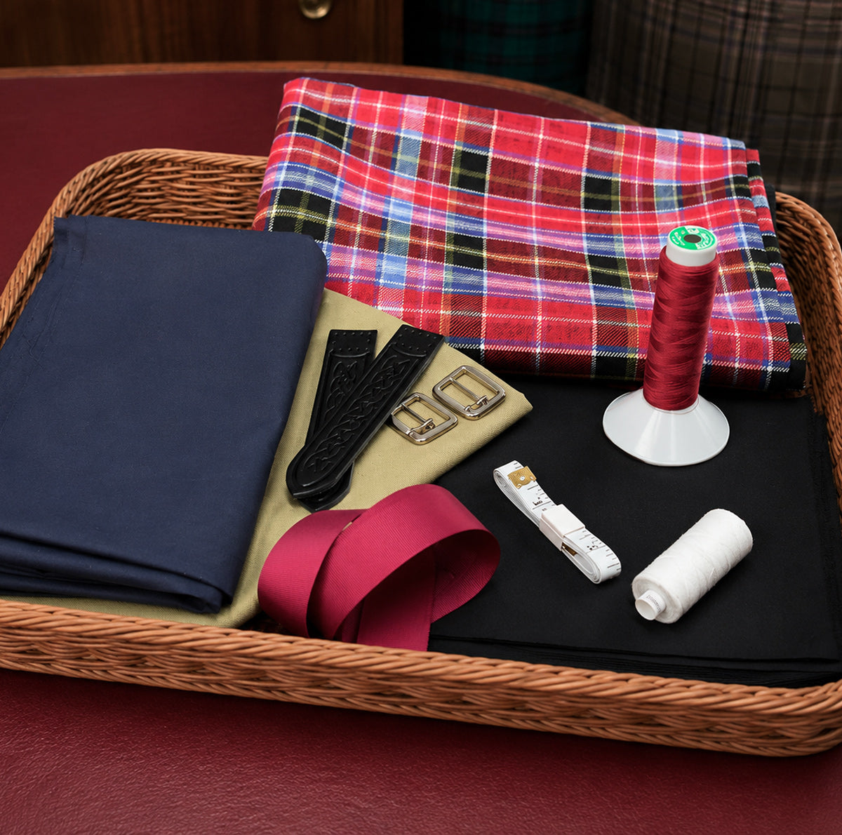 Heavyweight Lochcarron Tartans  - Kiltmaking Kit