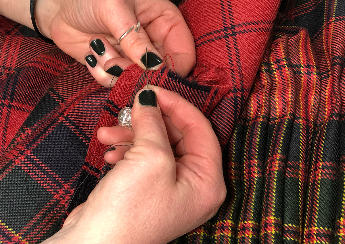 Online Course - How to Sew a Knife Pleated Kilt