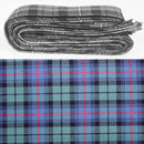 Wool Strip Ribbon in Urquhart Broad Red Ancient Tartan - stylish and versatile accessory for weddings and special occasions.