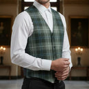 Springweight Tartan Gents Waistcoat with Satin Back