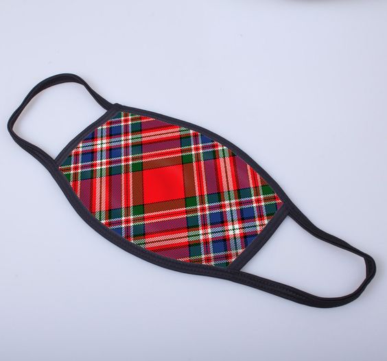 MacFarlane Tartan Printed Face Mask