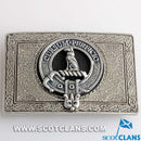 Hunter Pewter Clan Crest Buckle For Kilt Belts